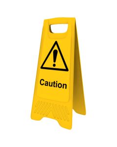 Caution A-Board Sign