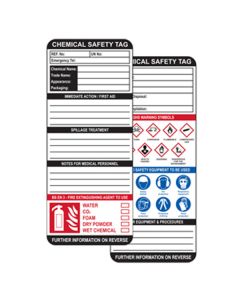 Chemical Safety Tag Insert
