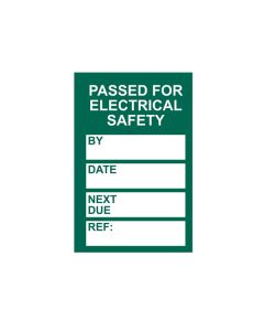 PAT Testing Tag Insert